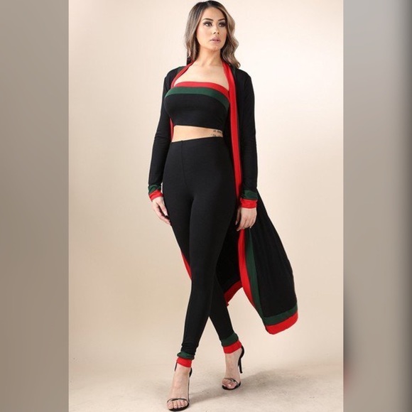 🖤Entire 3 piece set💚 NWT ❤️ Only 2 smalls left🖤 - Picture 2 of 7